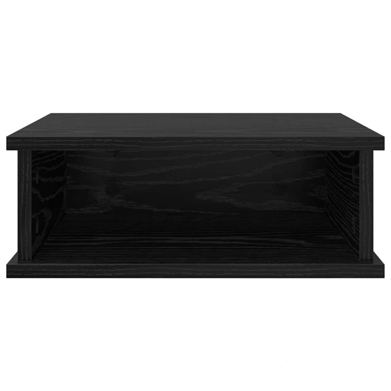 Stolik nocny Czarny Dąb 40 x 31 x 15 cm Materiał drewnopochodny