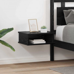 Stolik nocny 2 pcs Czarny Dąb 40 x 31 x 15 cm