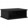 Stolik nocny 2 pcs Czarny Dąb 40 x 31 x 15 cm