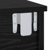 Stolik nocny 2 pcs Czarny Dąb 40 x 31 x 15 cm