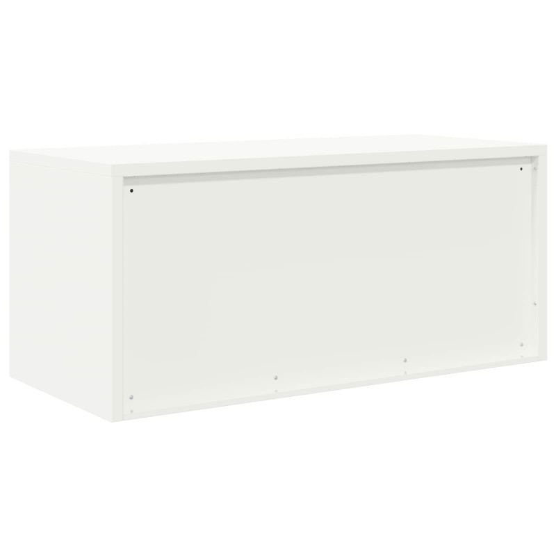 Szafka do przechowywania Biały 90 x 40 x 40 cm Stal