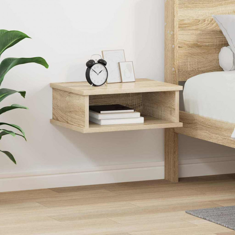 Stolik nocny Dąb Sonoma 40 x 31 x 15 cm Materiał drewnopochodny