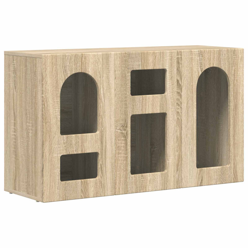 Bufet Dąb Sonoma 100 x 35 x 59 cm Materiał drewnopochodny
