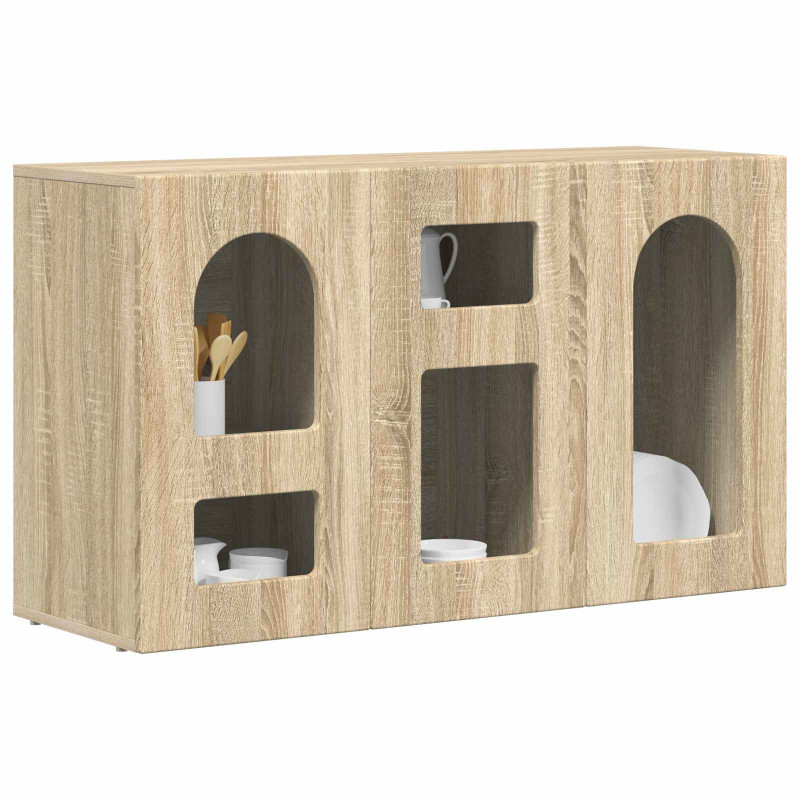Bufet Dąb Sonoma 100 x 35 x 59 cm Materiał drewnopochodny