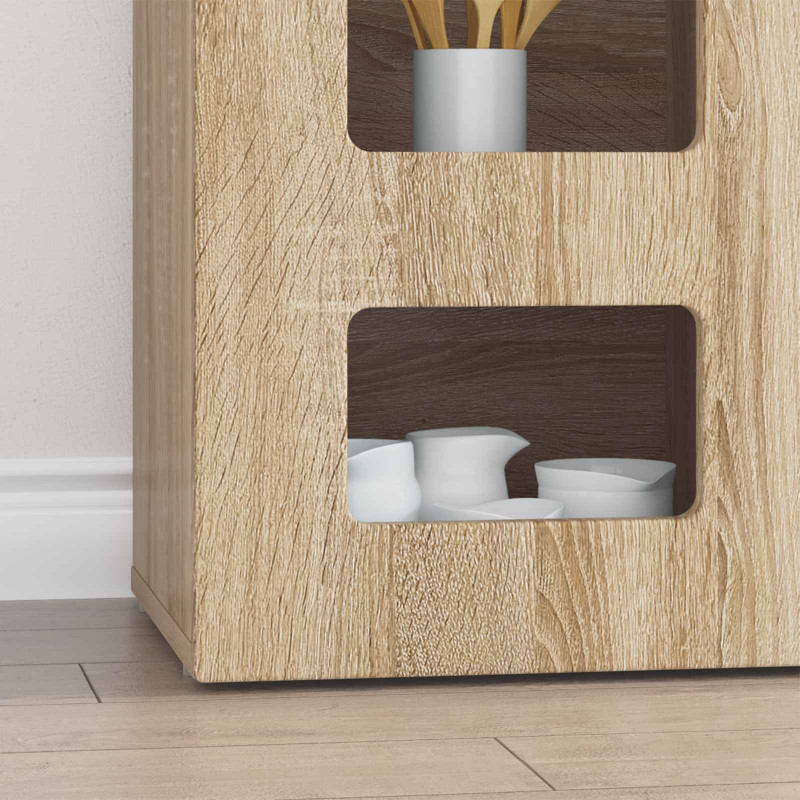 Bufet Dąb Sonoma 100 x 35 x 59 cm Materiał drewnopochodny