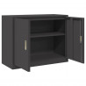 Szafka do przechowywania Czarny 90 x 40 x 70 cm Stal