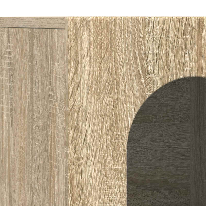 Bufet Dąb Sonoma 100 x 35 x 59 cm Materiał drewnopochodny