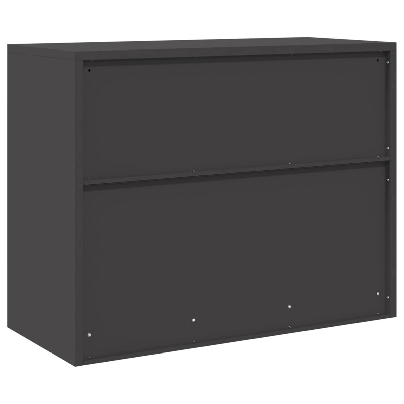 Szafka do przechowywania Czarny 90 x 40 x 70 cm Stal