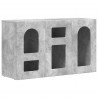 Bufet Betonowy szary 100 x 35 x 59 cm Materiał drewnopochodny