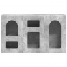 Bufet Betonowy szary 100 x 35 x 59 cm Materiał drewnopochodny