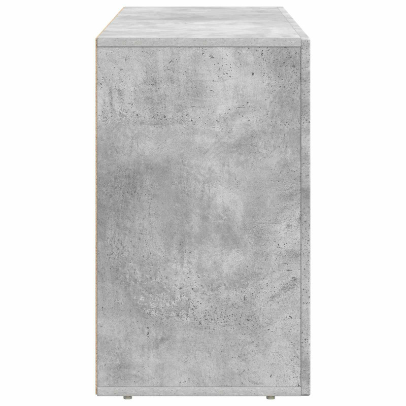 Bufet Betonowy szary 100 x 35 x 59 cm Materiał drewnopochodny