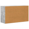 Bufet Betonowy szary 100 x 35 x 59 cm Materiał drewnopochodny