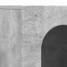 Bufet Betonowy szary 100 x 35 x 59 cm Materiał drewnopochodny