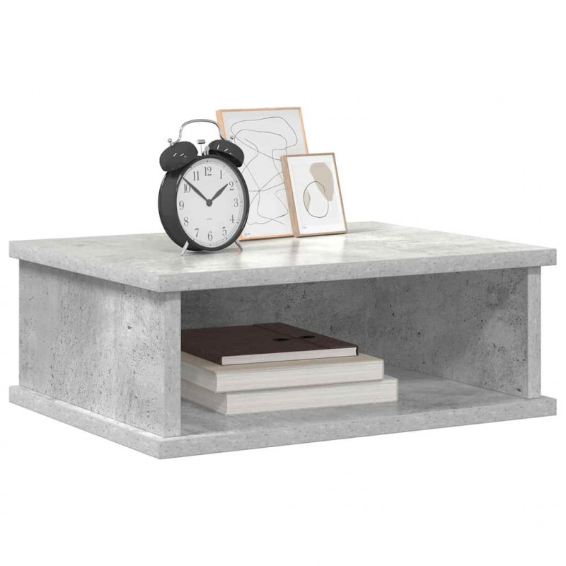 Stolik nocny 2 pcs Betonowy szary 40 x 31 x 15 cm