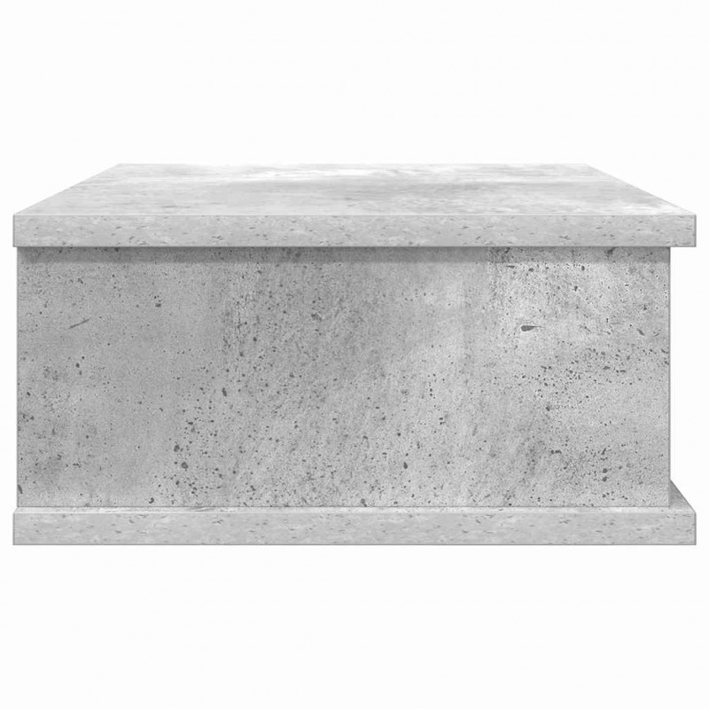Stolik nocny 2 pcs Betonowy szary 40 x 31 x 15 cm