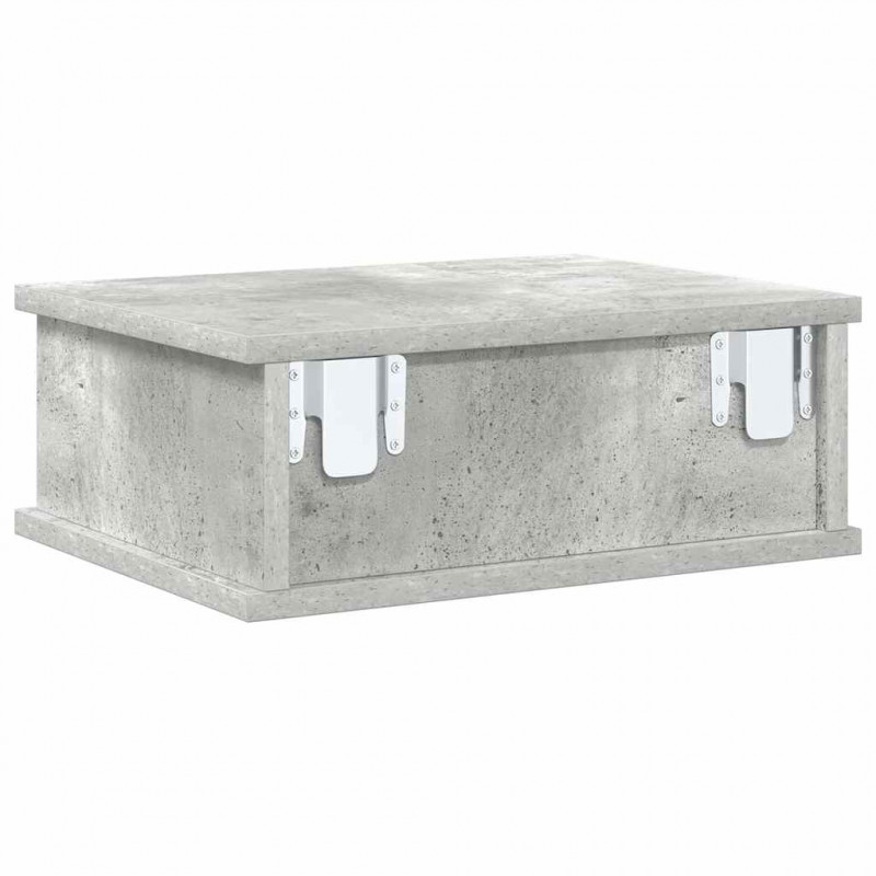 Stolik nocny 2 pcs Betonowy szary 40 x 31 x 15 cm