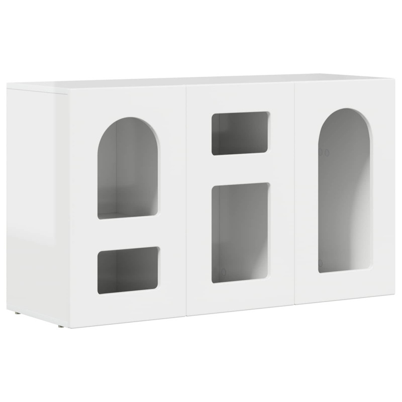 Bufet Wysoki połysk biały 100 x 35 x 59 cm