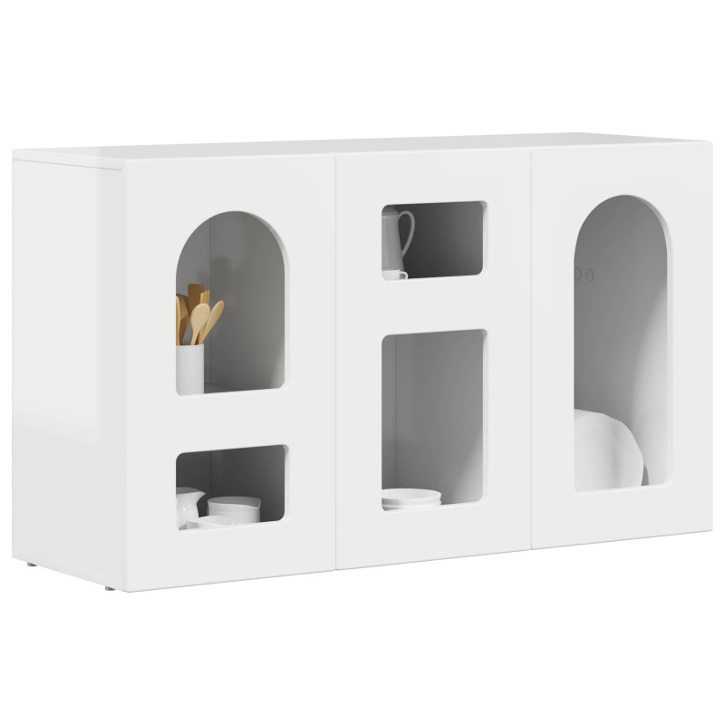 Bufet Wysoki połysk biały 100 x 35 x 59 cm