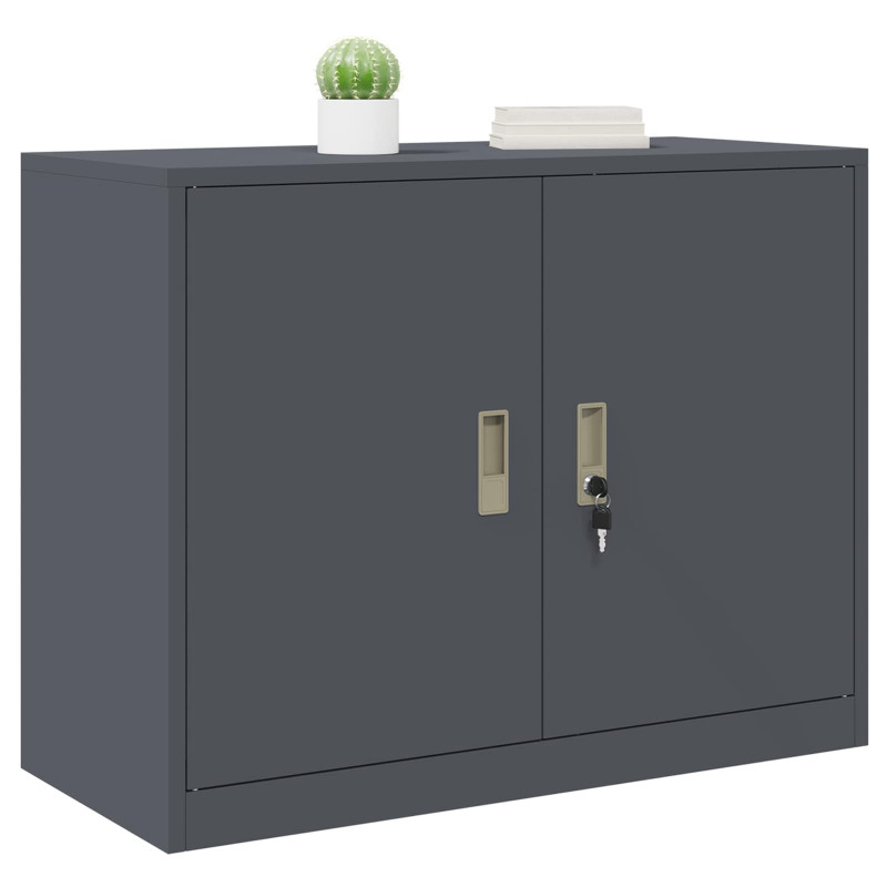 Szafka do przechowywania Antracyt 90 x 40 x 70 cm Stal