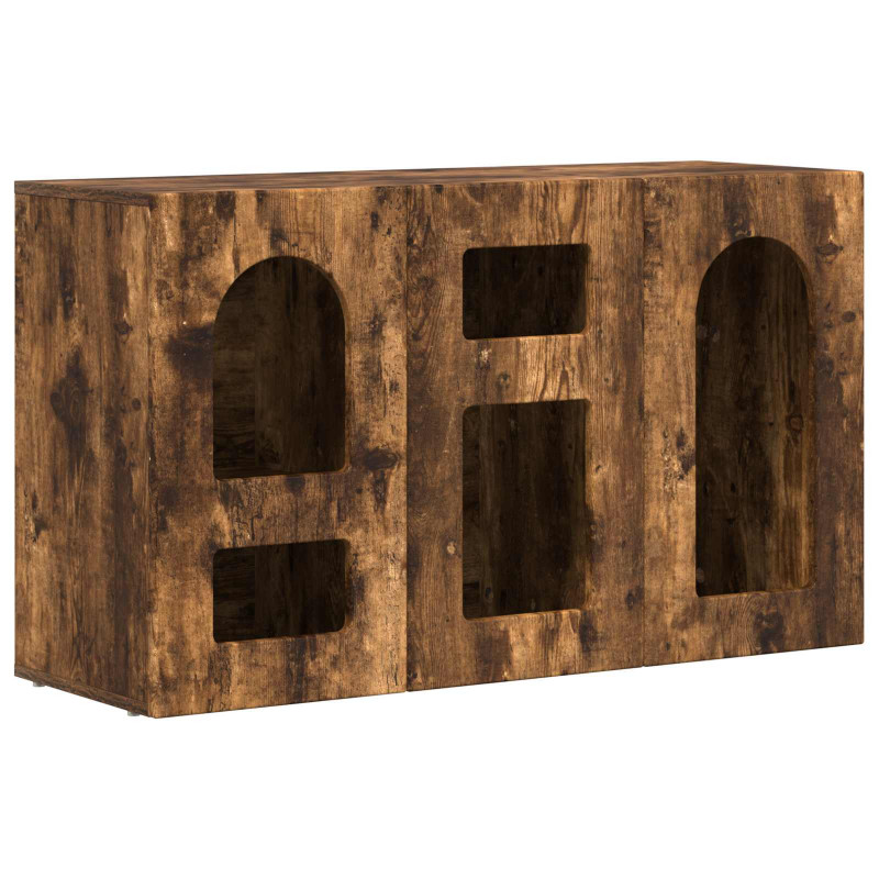 Bufet Dąb wędzony 100 x 35 x 59 cm Materiał drewnopochodny