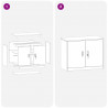 Szafka do przechowywania Antracyt 90 x 40 x 70 cm Stal