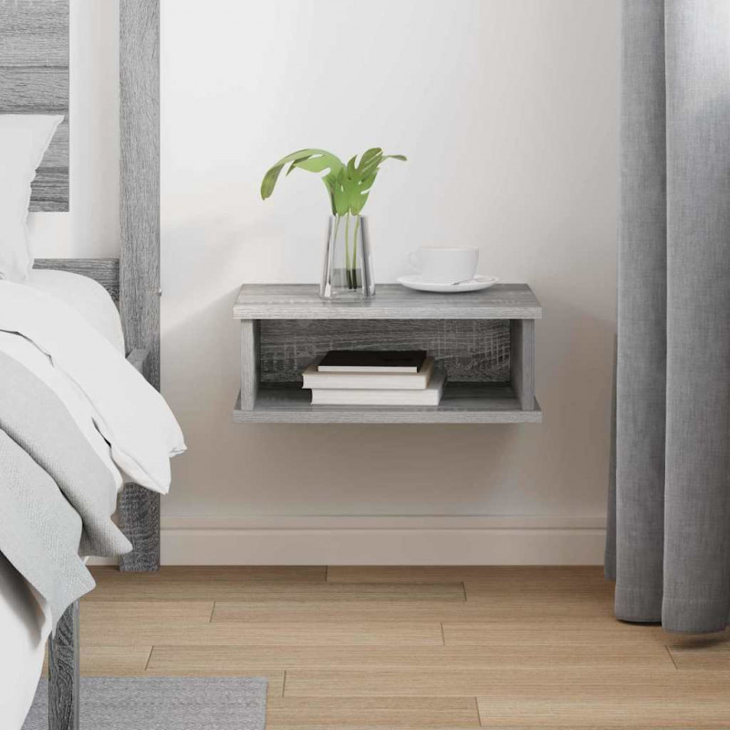 Stolik nocny Szary Sonoma 40 x 31 x 15 cm