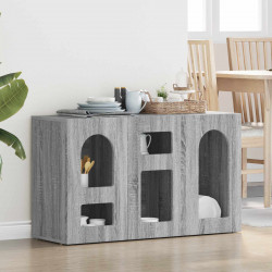 Bufet Szary Sonoma 100 x 35 x 59 cm Materiał drewnopochodny
