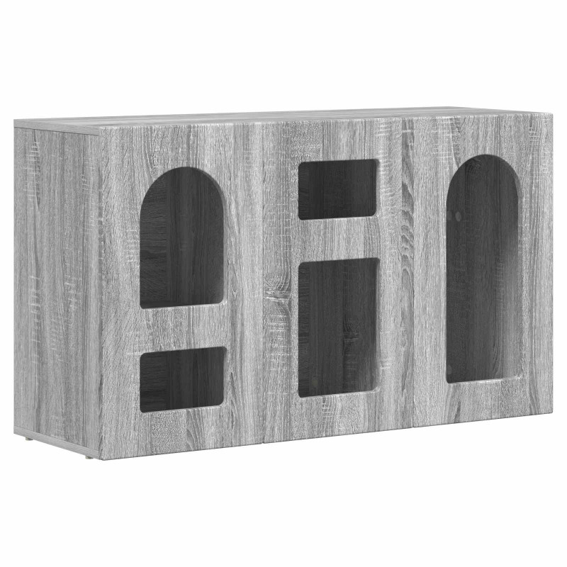Bufet Szary Sonoma 100 x 35 x 59 cm Materiał drewnopochodny