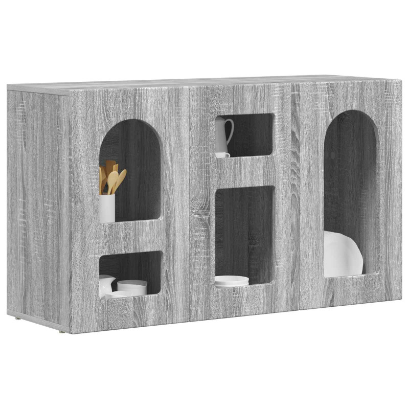 Bufet Szary Sonoma 100 x 35 x 59 cm Materiał drewnopochodny