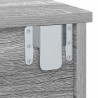 Stolik nocny Szary Sonoma 40 x 31 x 15 cm