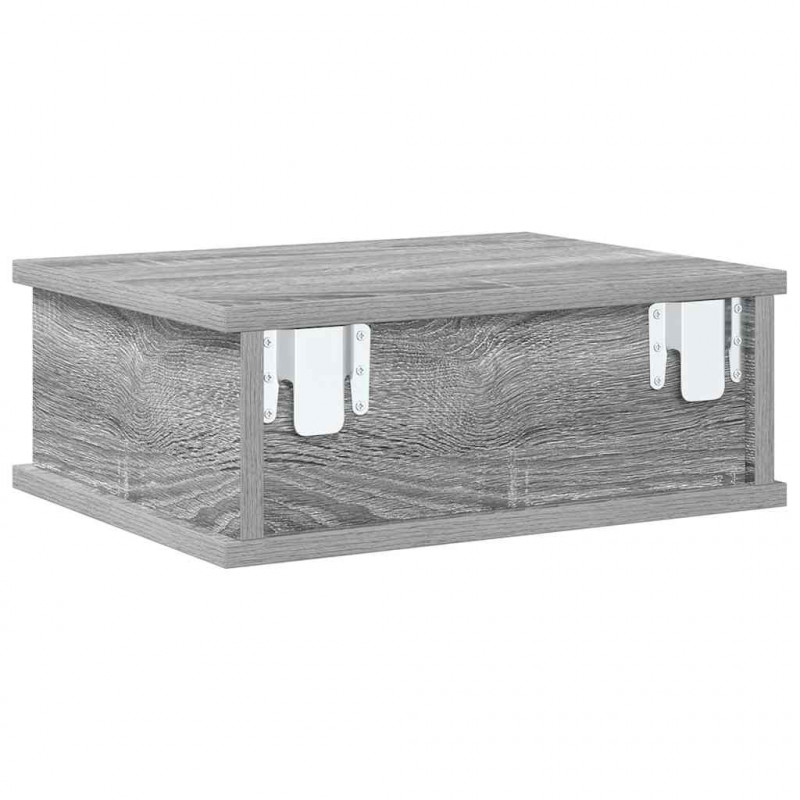 Stolik nocny 2 pcs Szary Sonoma 40 x 31 x 15 cm