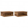 Stolik nocny 2 pcs Stare drewno 40 x 31 x 15 cm