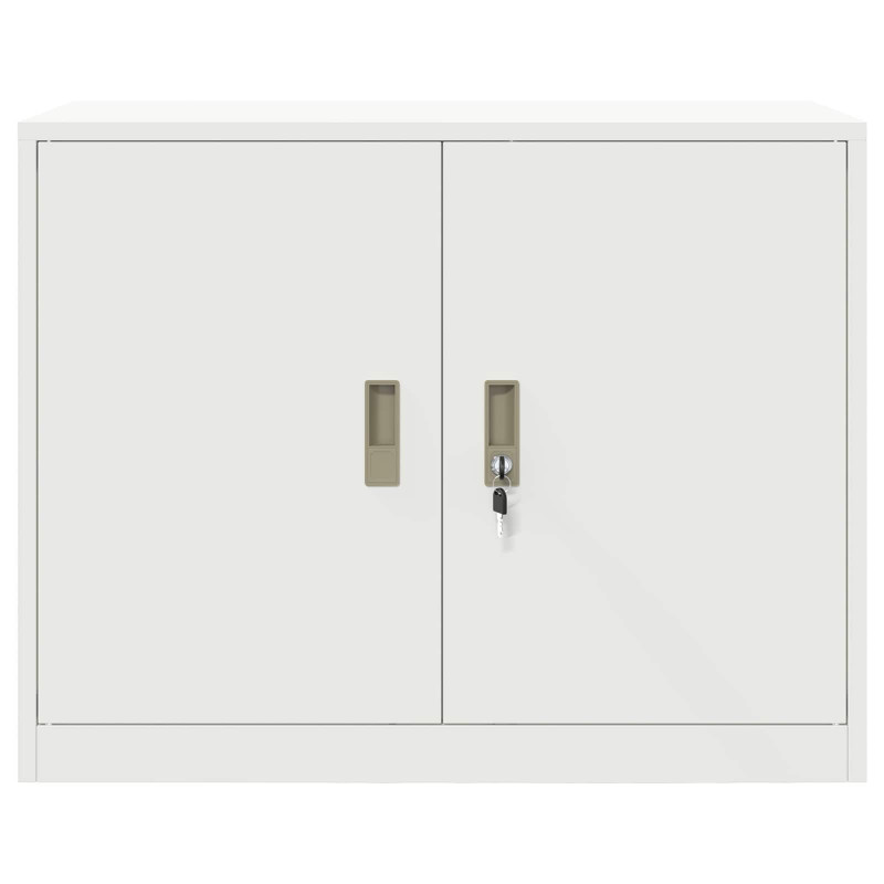 Szafka do przechowywania Biały 90 x 40 x 70 cm Stal
