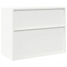 Szafka do przechowywania Biały 90 x 40 x 70 cm Stal