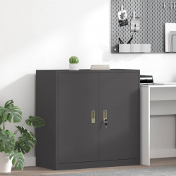 Szafka do przechowywania Czarny 90 x 40 x 90 cm Stal