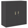 Szafka do przechowywania Czarny 90 x 40 x 90 cm Stal