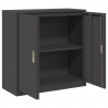 Szafka do przechowywania Czarny 90 x 40 x 90 cm Stal
