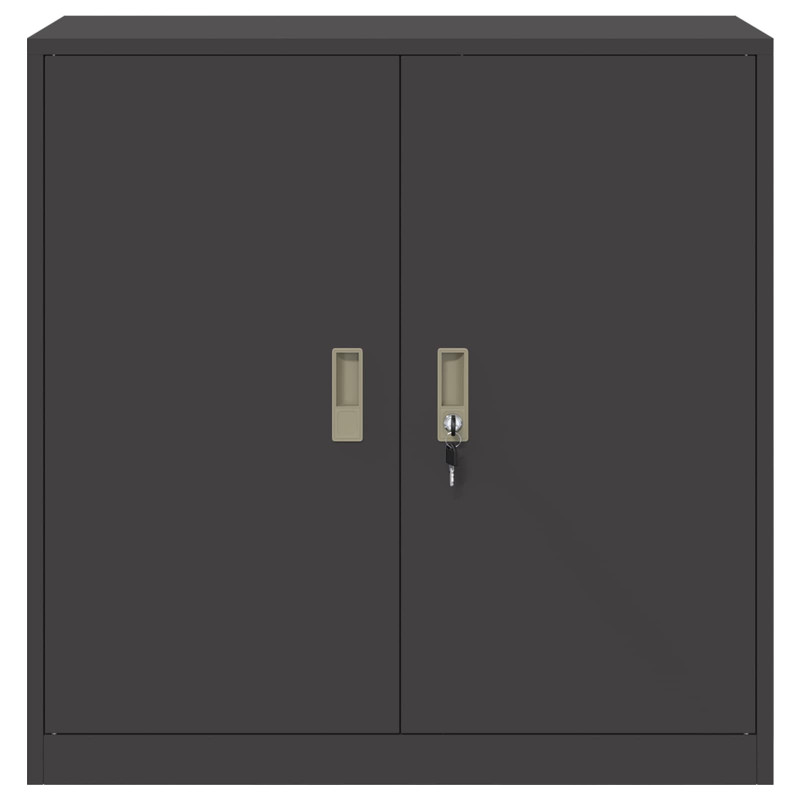 Szafka do przechowywania Czarny 90 x 40 x 90 cm Stal