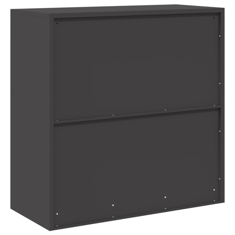 Szafka do przechowywania Czarny 90 x 40 x 90 cm Stal