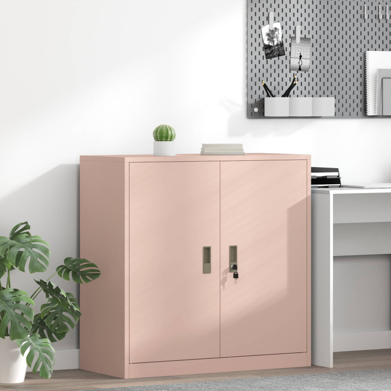 Szafka do przechowywania Różowy 90 x 40 x 90 cm Stal