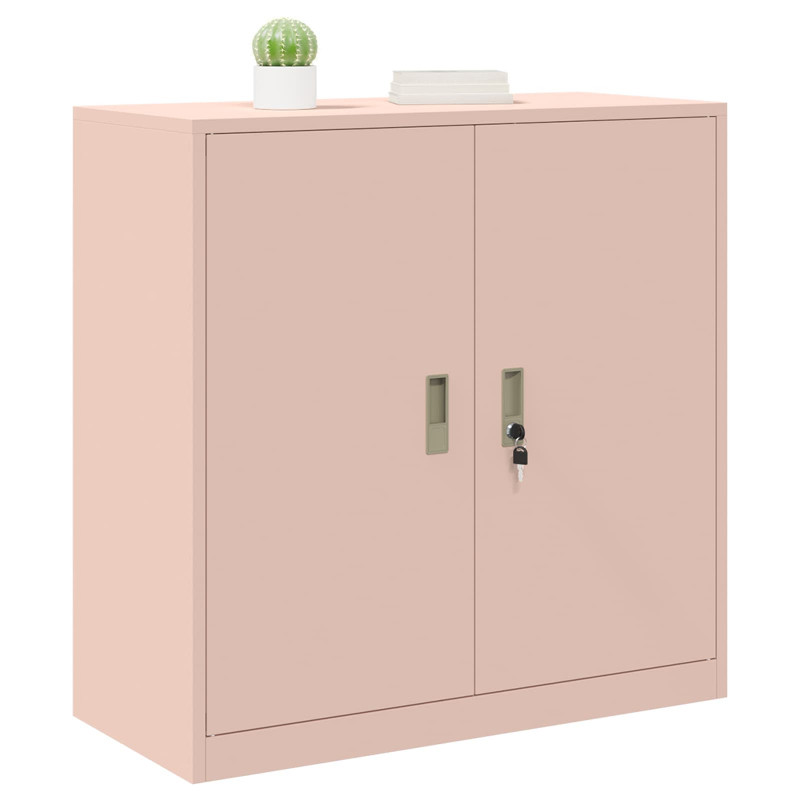 Szafka do przechowywania Różowy 90 x 40 x 90 cm Stal
