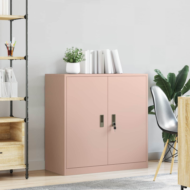 Szafka do przechowywania Różowy 90 x 40 x 90 cm Stal