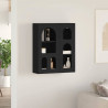 Szafka wisząca Czarny 59 x 20 x 71,5 cm Materiał drewnopochodny