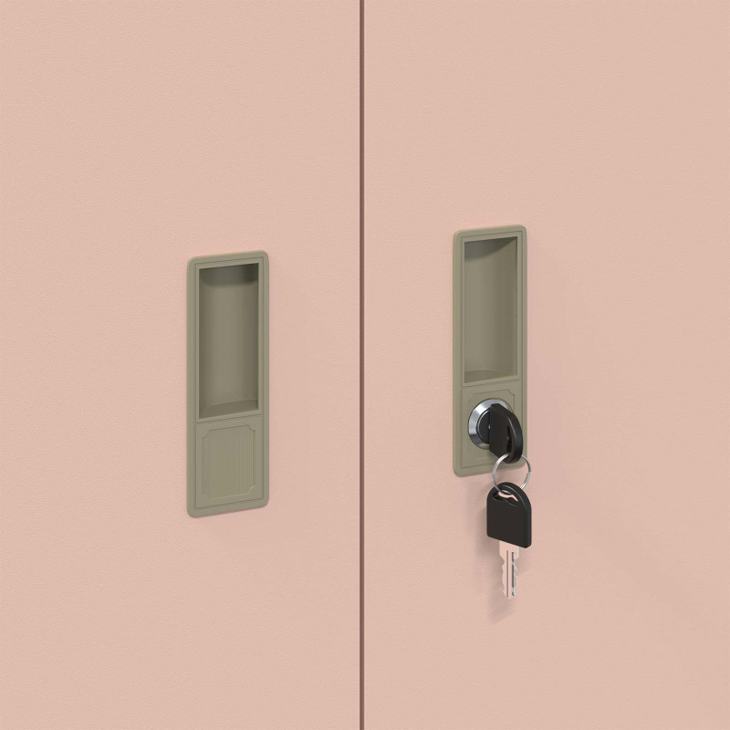 Szafka do przechowywania Różowy 90 x 40 x 90 cm Stal