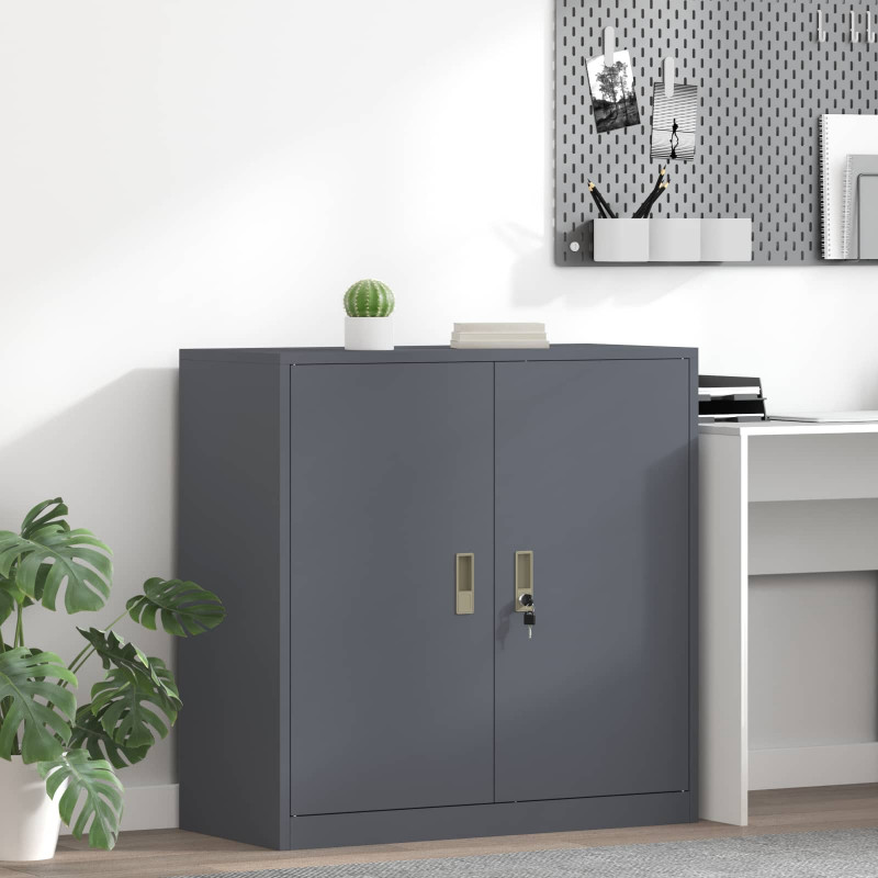 Szafka do przechowywania Antracyt 90 x 40 x 90 cm Stal