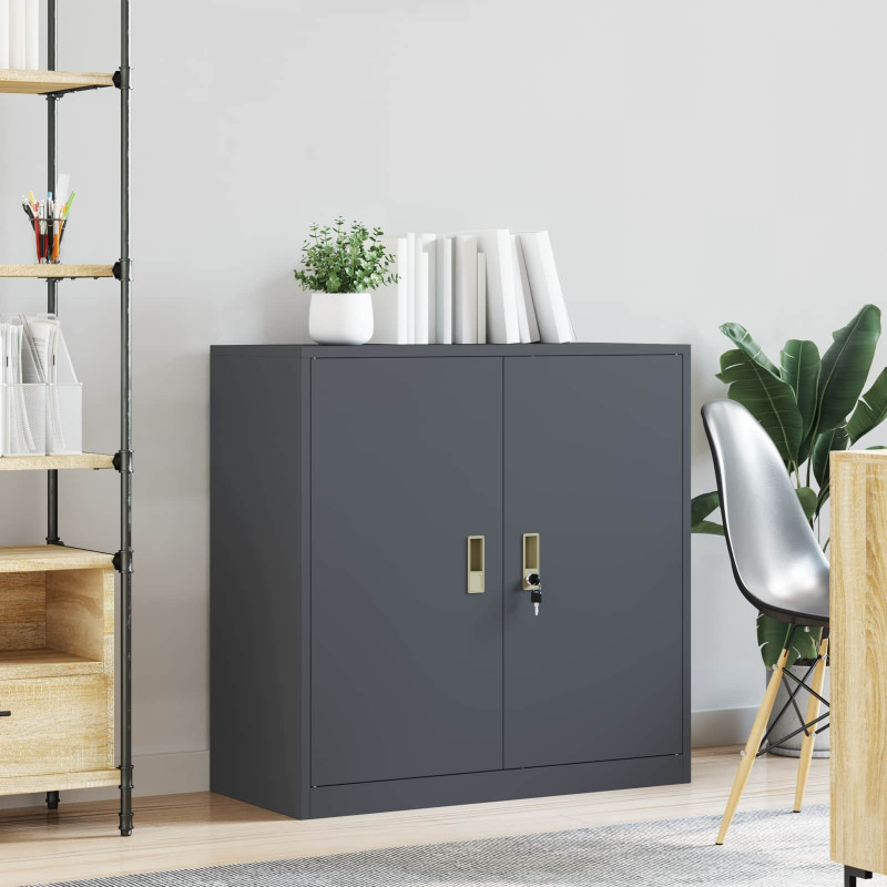 Szafka do przechowywania Antracyt 90 x 40 x 90 cm Stal