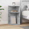 Stolik końcowy Betonowy szary 29,6 x 29,6 x 60 cm