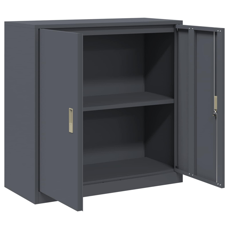 Szafka do przechowywania Antracyt 90 x 40 x 90 cm Stal