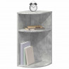 Stolik końcowy Betonowy szary 29,6 x 29,6 x 60 cm