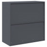 Szafka do przechowywania Antracyt 90 x 40 x 90 cm Stal